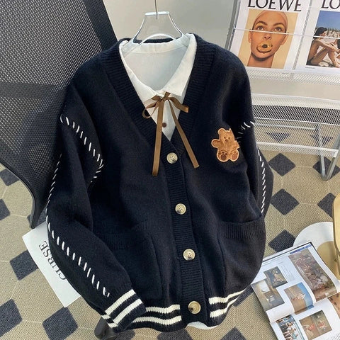 Sweet Teddy Bear Cardigan