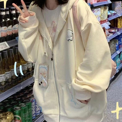 Fleece Zip Up Hoodie