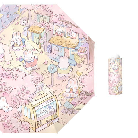 Sakura Town Bunny Umbrella