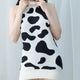 Cow Print Halter Mini Dress