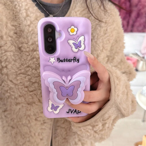 Kawaii Butterfly Samsung Phone Case