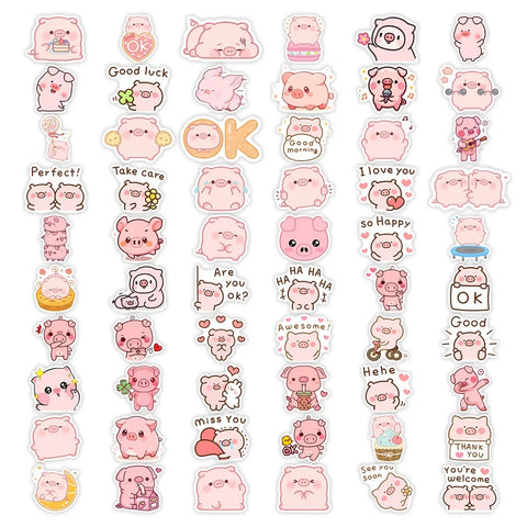 Kawaii Pig Sticker Pack