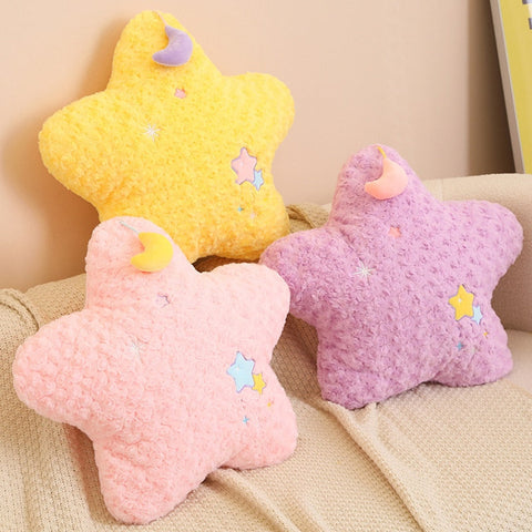 Moon & Star Plushie Pillows