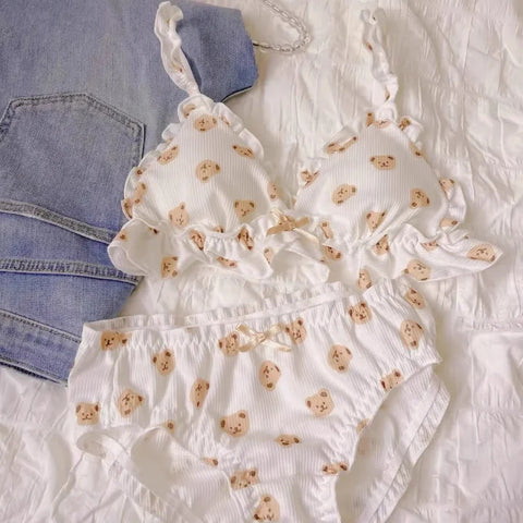 Cute Bear Underwear Set