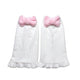 Pink Bow Leg Warmers
