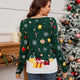 Santa Claus Crewneck Pullover Sweater with Lights | NCS