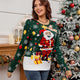 Santa Claus Crewneck Pullover Sweater with Lights | NCS
