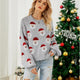 Santa Claus Head Knitted Christmas Sweater | NCS