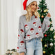 Santa Claus Head Knitted Christmas Sweater | NCS
