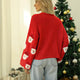 Santa Claus Head Knitted Christmas Sweater | NCS