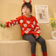 Children's Santa Claus Head Knitted Christmas Sweater | NCS