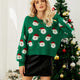 Santa Claus Head Knitted Christmas Sweater | NCS