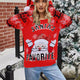 Santa Claus Sequin Embroidered Christmas Sweater | NCS