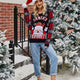 Santa Claus Sequin Embroidered Christmas Sweater | NCS