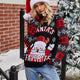 Santa Claus Sequin Embroidered Christmas Sweater | NCS