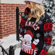 Santa Claus Sequin Embroidered Christmas Sweater | NCS
