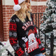 Santa Claus Sequin Embroidered Christmas Sweater | NCS
