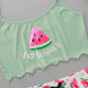 Watermelon Crop Top Pajamas