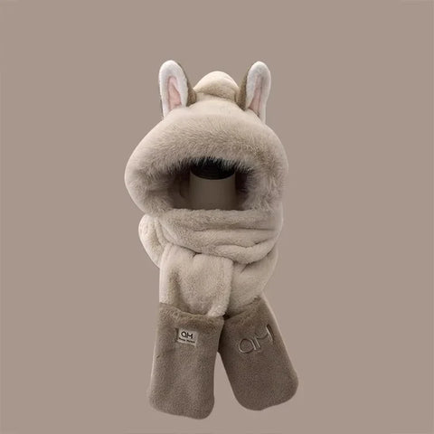 Forest Fox Hoodie Scarf