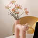 Pastel Ceramic Cat Flower Vases