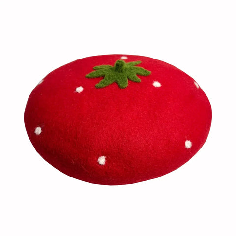 Strawberry Beret Hat
