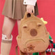 Small Capybara Plush Backpack