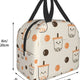 Boba Tea Print Insulated Lunch Bag