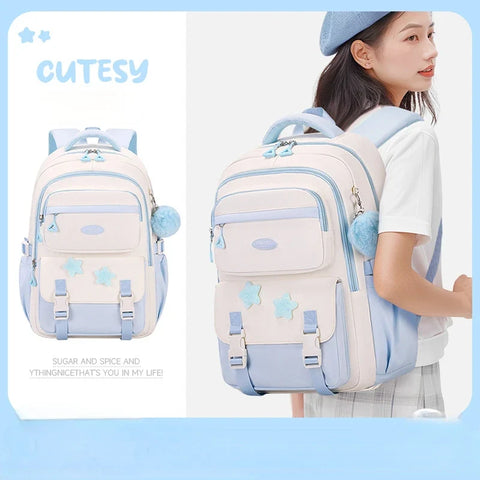 Kawaii Pastel Cutesy Backpack Set