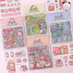 Kawaii Girl & Fruit Scrapbook Stickers