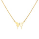 Butterfly Initial Letter Necklace
