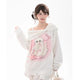 Pretty Kitty Off Shoulder Sweater