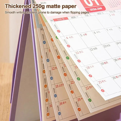 2026 Desktop Calendar With Sticky Notes