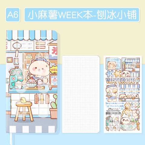 Cute Grid Paper Notebook