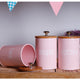 Pink Kitchen Storage Jars