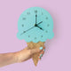 Ice Cream Cone Wall Clock