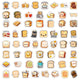 Kawaii Toast Sticker Pack