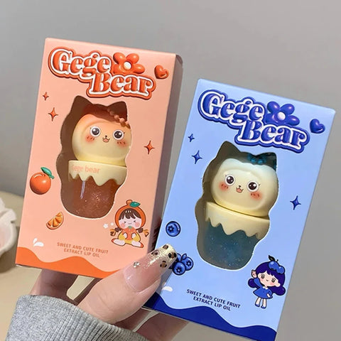 Gege Bear Cat Ice Cream Lip Oil