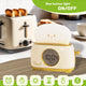 Kawaii Toaster Night Light Alarm Clock