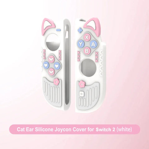 Kawaii Neko and Bows Switch Case NS/OLED/NS2