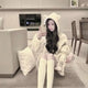Hooded Teddy Bear Pajama Set