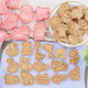 Kawaii Cookie Cutters 3D 8 Pcs