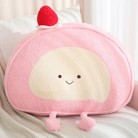 Kawaii Swiss Roll Plushie Pals