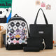 Kawaii Argyle Backpack Set