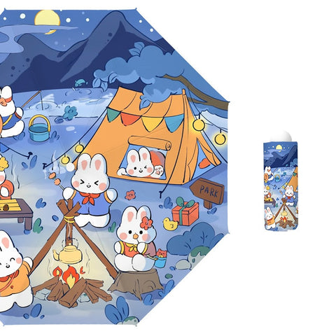 Sakura Town Bunny Umbrella