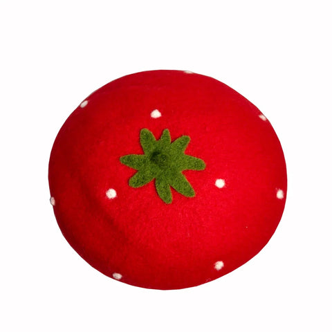 Strawberry Beret Hat
