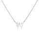 Butterfly Initial Letter Necklace