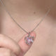 Sparkling Crystal Heart Necklace