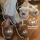 Fuzzy Teddy Bear Slippers