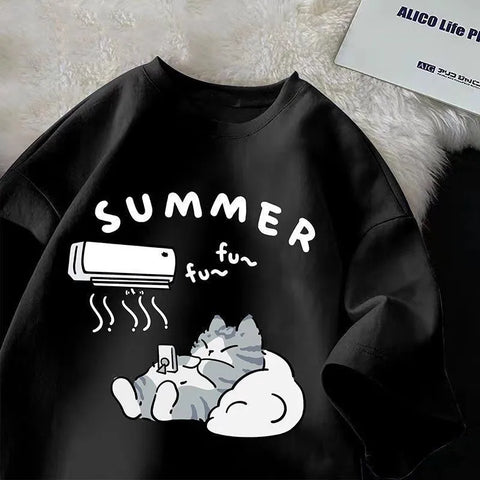 Kawaii Cool Cutie Cat T Shirt