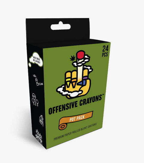 Pot Crayons, 12 pc case